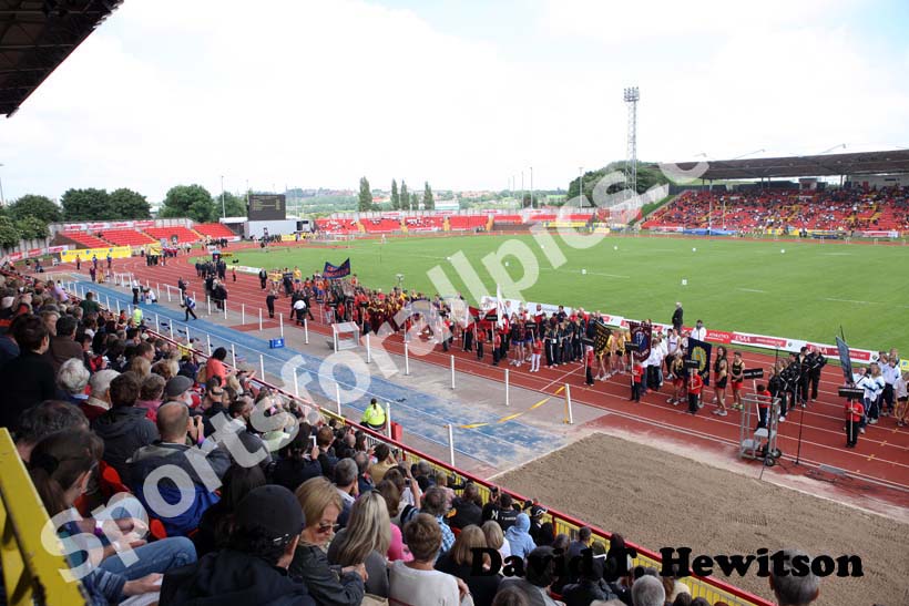 Opening ceremony for the 2012 English Schools.